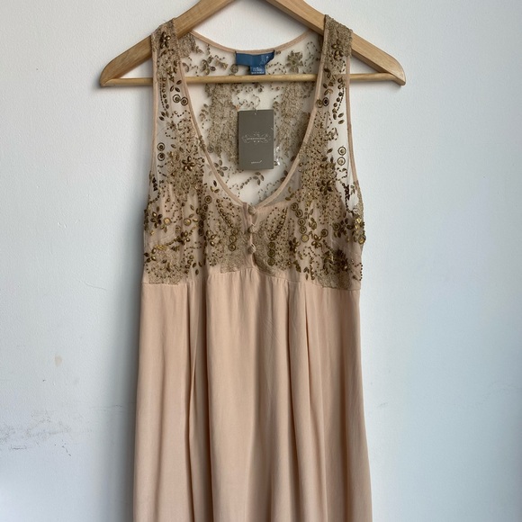 LIE Anthropologie never warn dress - Pink/Nude - Picture 1 of 5
